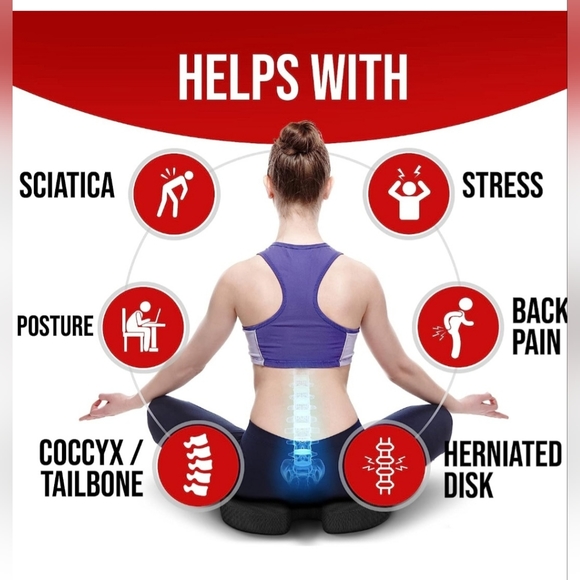 FORTEM Chair Cushion, Seat Cushion for Office Chair, Car Seat Cushion, Etc. - Picture 7 of 9